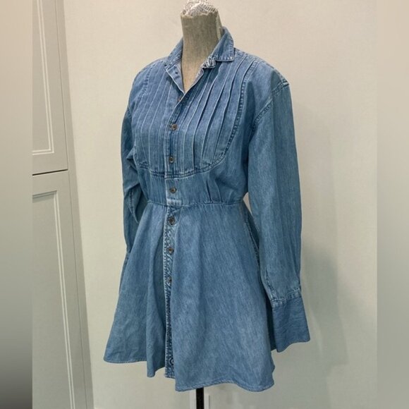 Vintage Ralph Lauren Western Denim Dress - Picture 5 of 12